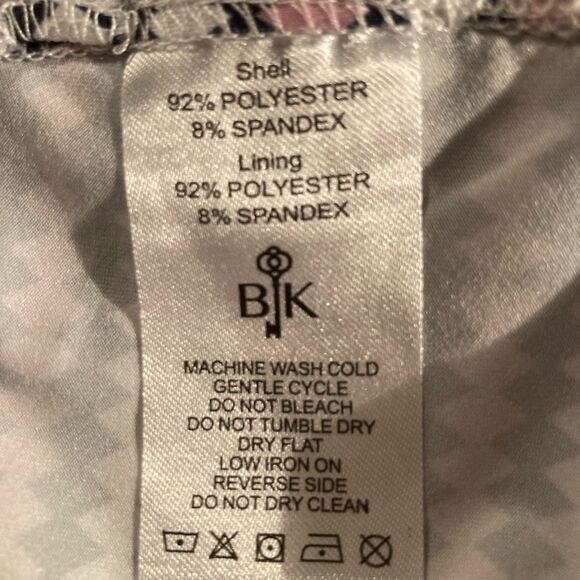 Belyn Key Skort Woman’s Size L Golf/Pickleball Panel Diamond Stripe - Picture 3 of 11